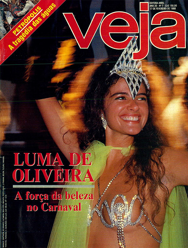Luma de Oliveira: a força da beleza no carnaval